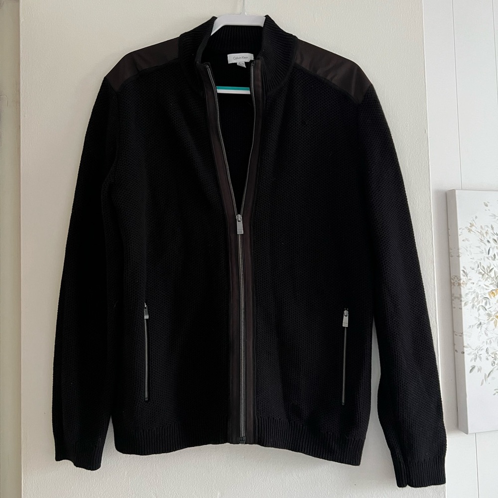 Men’s Calvin Klein Zip-Up Sweater